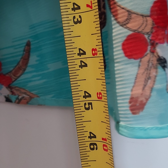 Lucky & Blessed Turquoise Kimono with Cactus Design - Picture 5 of 5